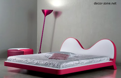 bedroom lighting ideas, floor lighting,modern bed