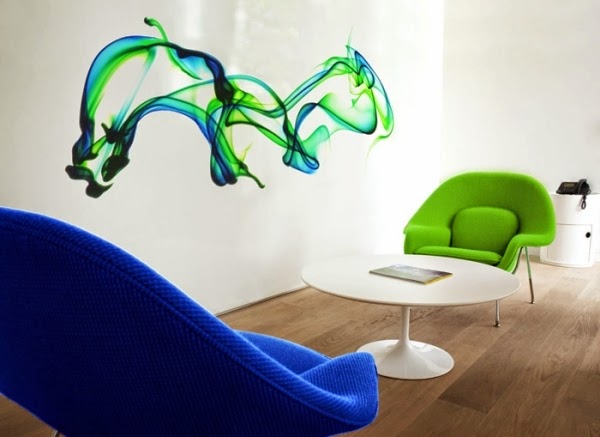 vinyl 3D wall art stickers, living room 3D wall decor